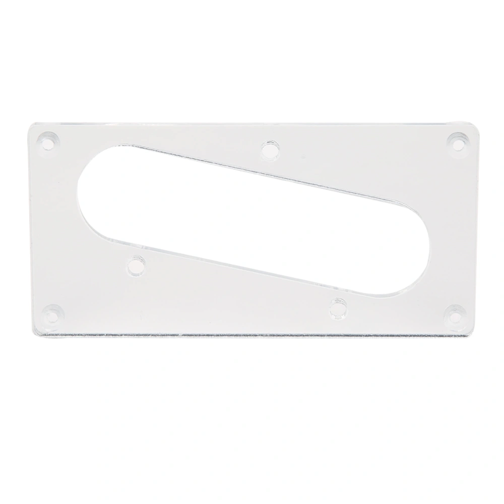 Pickup Frame Acrylic Single Coil Humbucker Frame for Guitar Bass Musical InstrumentSilver