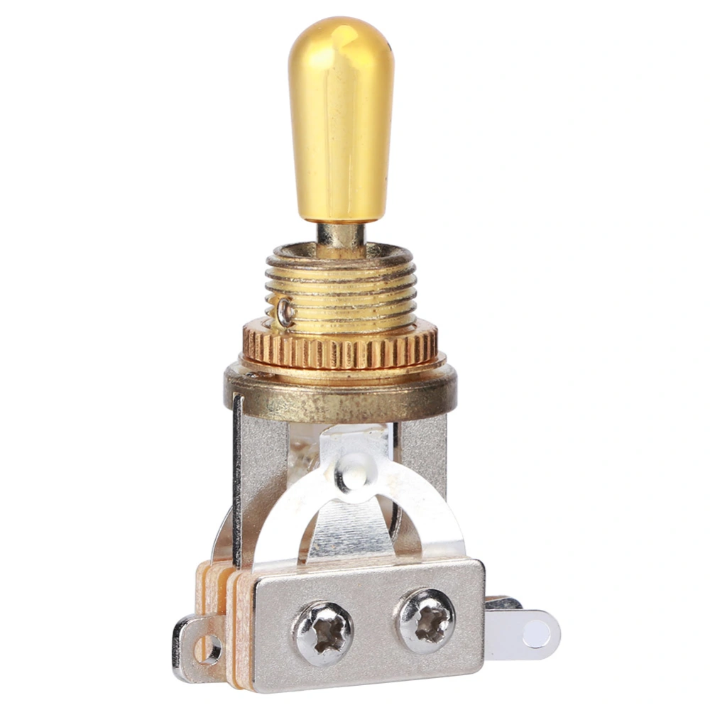 Toggle Switch EPI Electric Guitar Parts 3&#8209;Position Tone Conversion Shifter Pickup Accessories(Golden Cap )