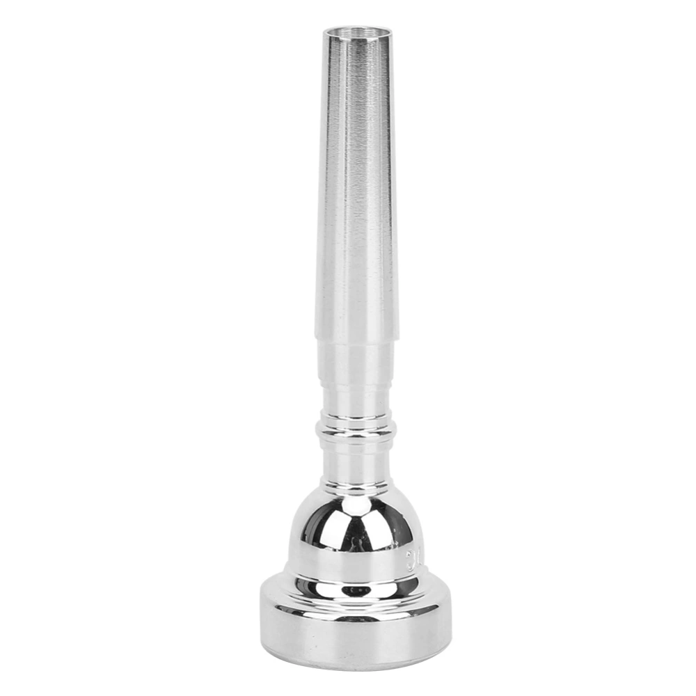 Trumpet Mouthpiece Silver Labor-Saving Beginner Musical Instrument Accessories 7C(Silver )