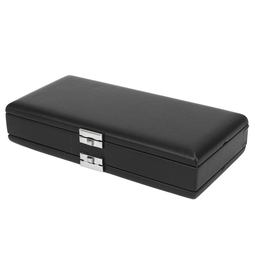 2 Layer Black Leather Reed Case for 20 Reeds Moisture Proof Box Musical Instrument Accessories