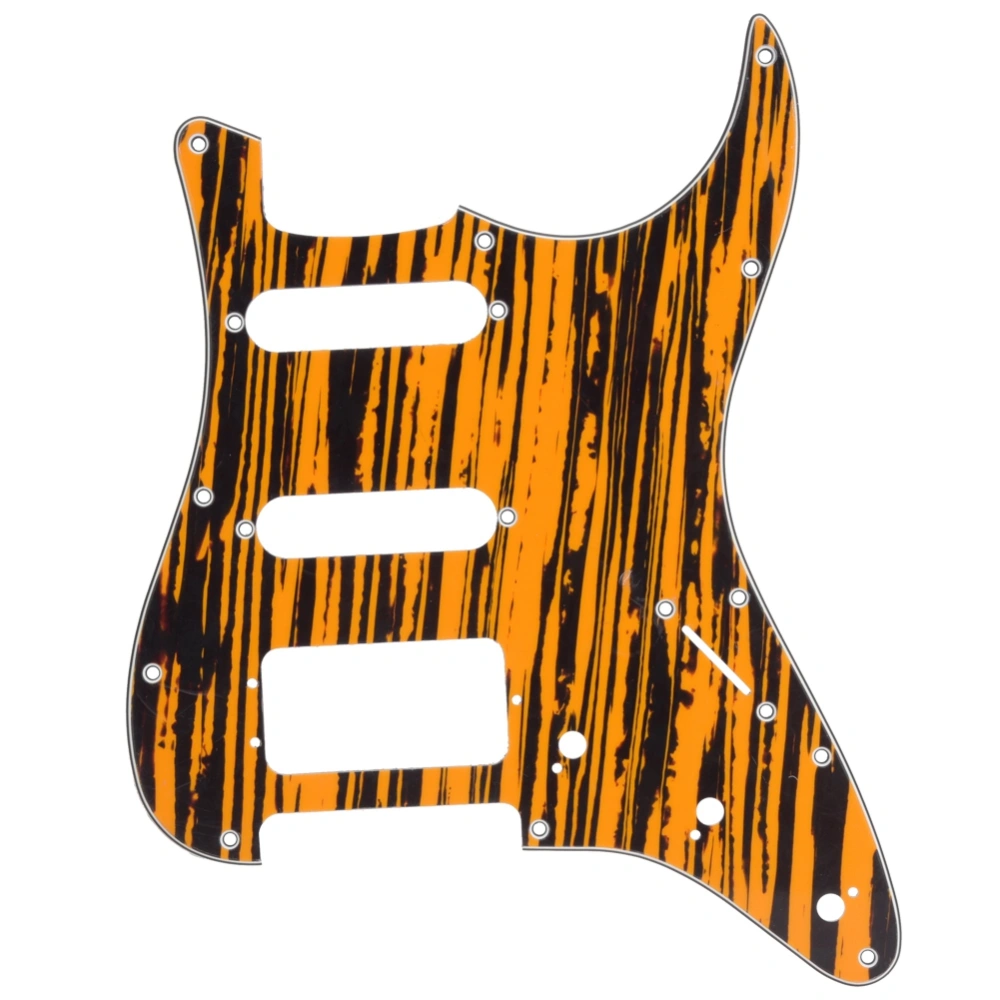 Electric Guitar Pickguard 3-Layers with Aluminum Shielding Musical Instrument AccessoriesGSSH50 Yellow Black