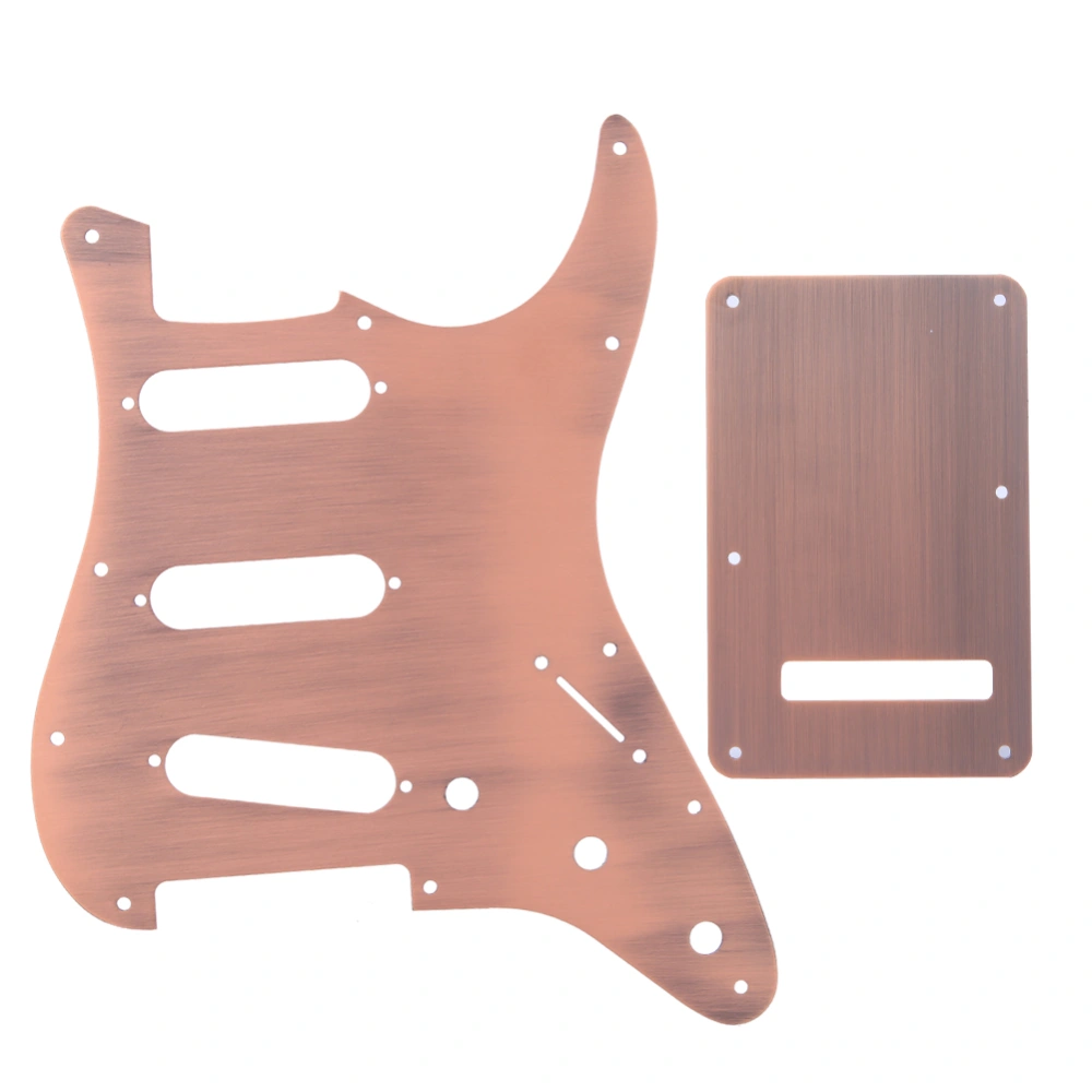 Guitar Pickguard Aluminum Alloy Bronze Protecting Board Musical Instrument Accessories