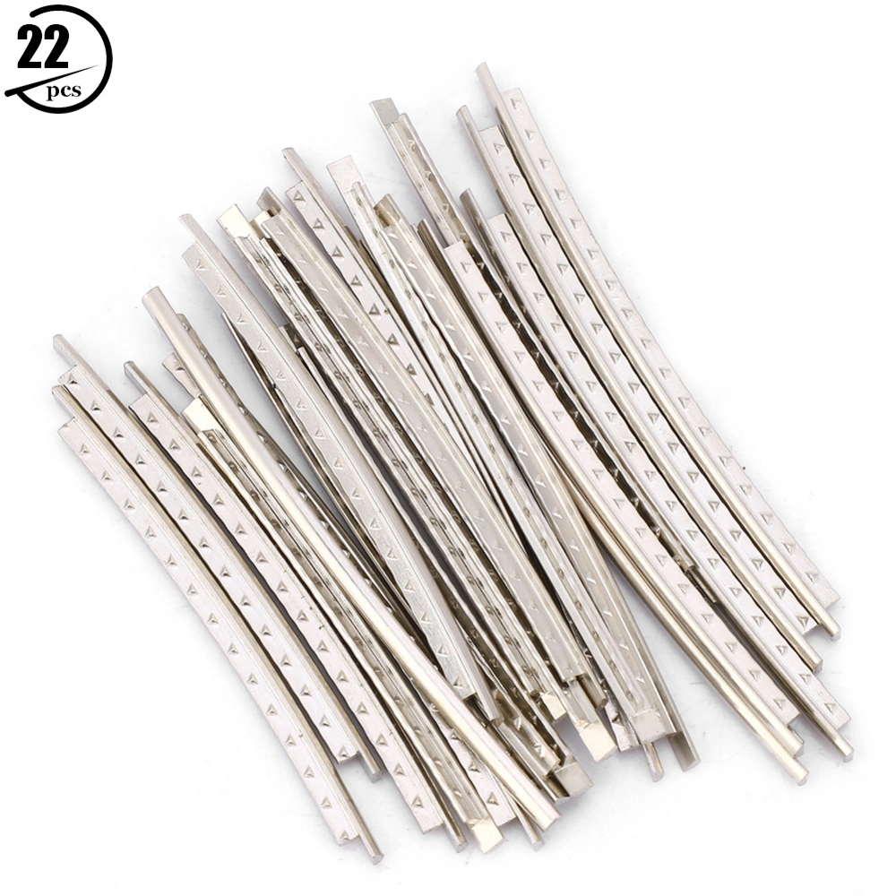 22Pcs Electric Guitar Fret Wires Copper Nickel Alloy Musical Instrument Accessories 2.2mm Width