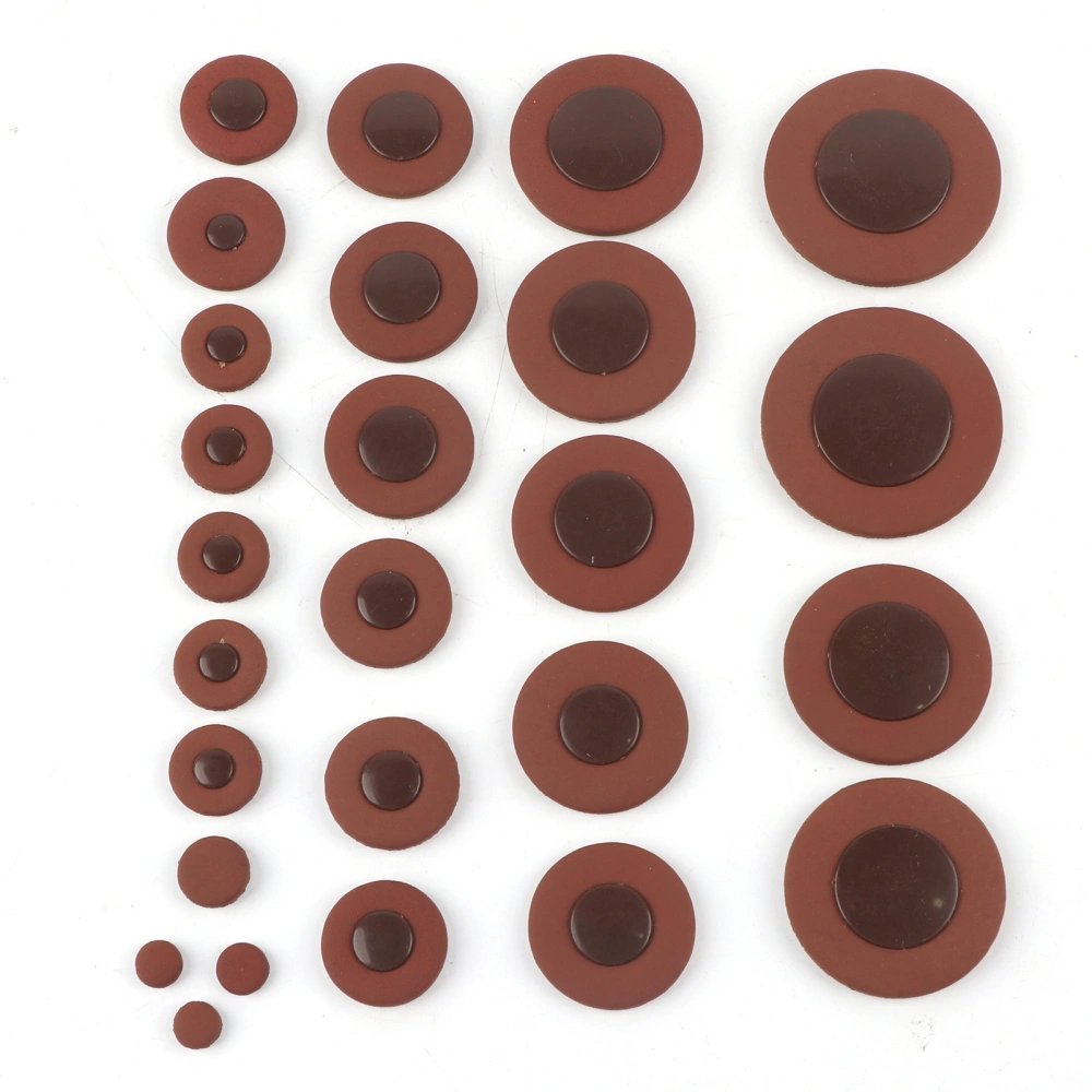 26pcs Multi Size Sax Leather Pads Replacement Set for Alto Saxophone