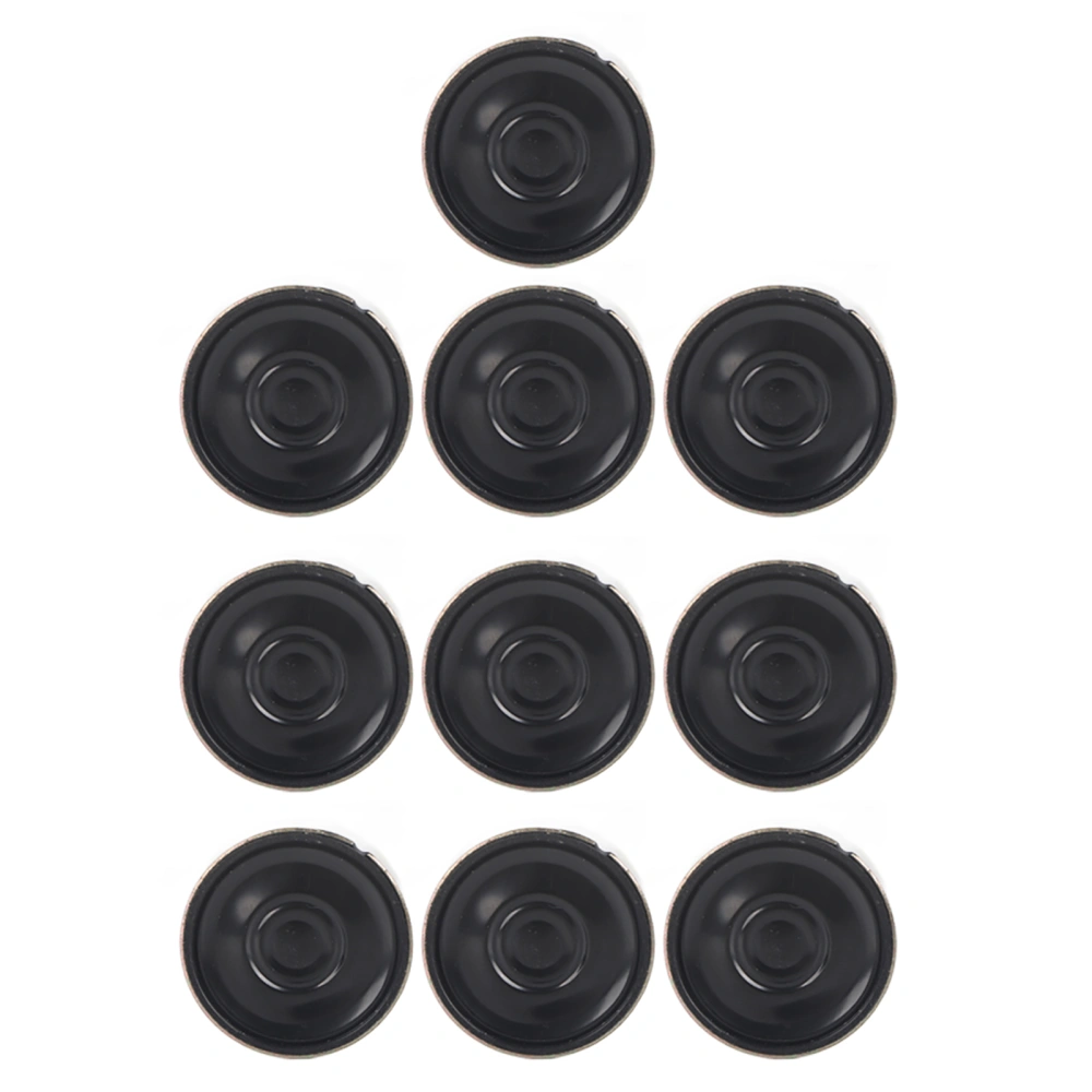 10pcs 23mm 8Ω 0.5W Round Speaker Horn Audio Loudspeaker Repair Parts