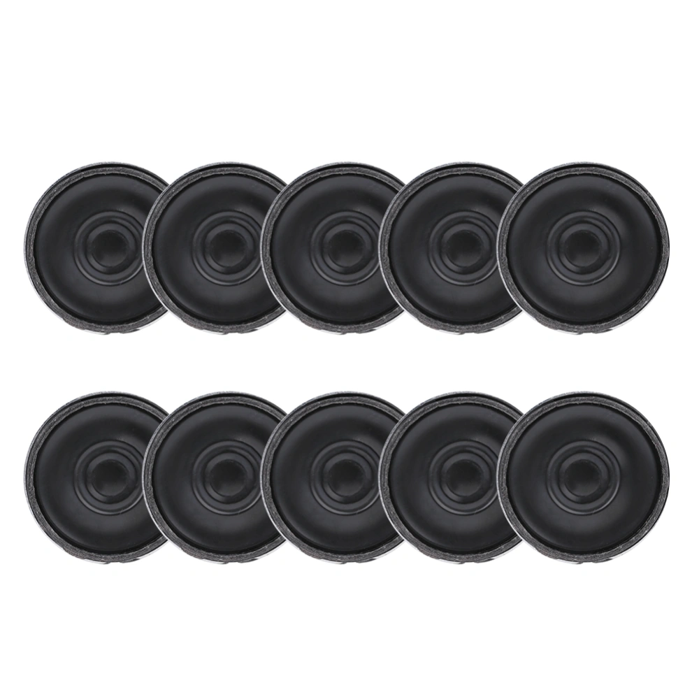 10PCS 28mm Round Loudspeaker 8Ω 1W Iron Shell Intercom Toy Speaker AccessoriesP28-8-1w