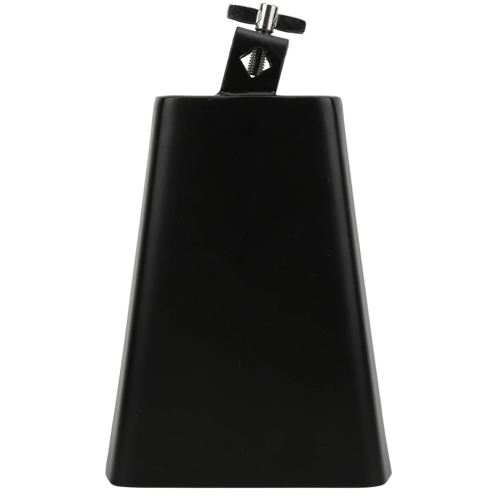 7 Inch Black Metal Cowbell Cattle Bell Percussion Musical Instrument7 inch