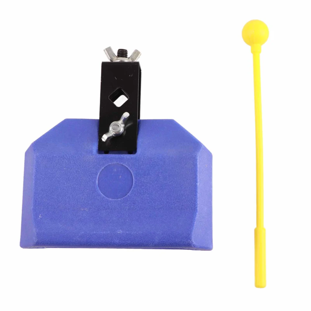 Blue Environmentally Friendly Plastic Percussion Instruments Block Latin Drum Kit