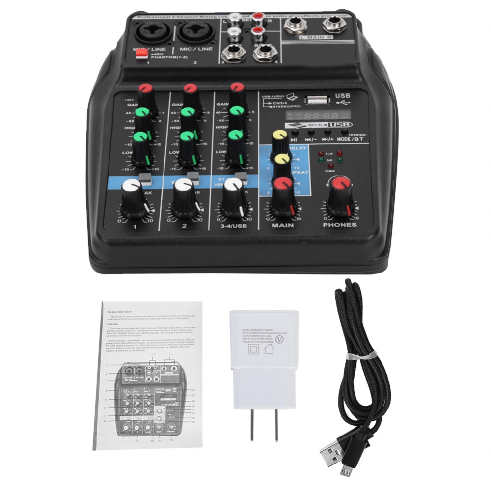 Professional Audio Mixer Sound Board Console System Stage Stereo Mixer