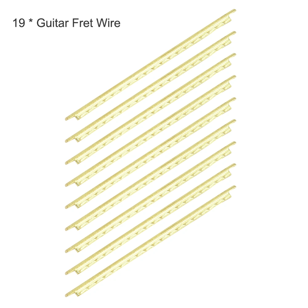 19pcs/set 39" Classical Acoustic Guitar Fingerboard Brass Fret Wire Width 2.2mm