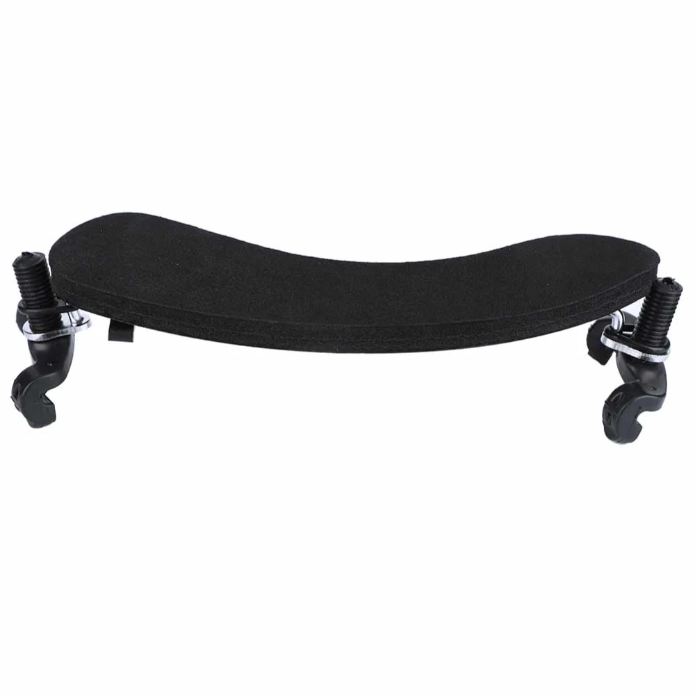 Black Plastic Shoulder Rest with Sponge Surface for Violin Music Instrument Accessories (4/4)