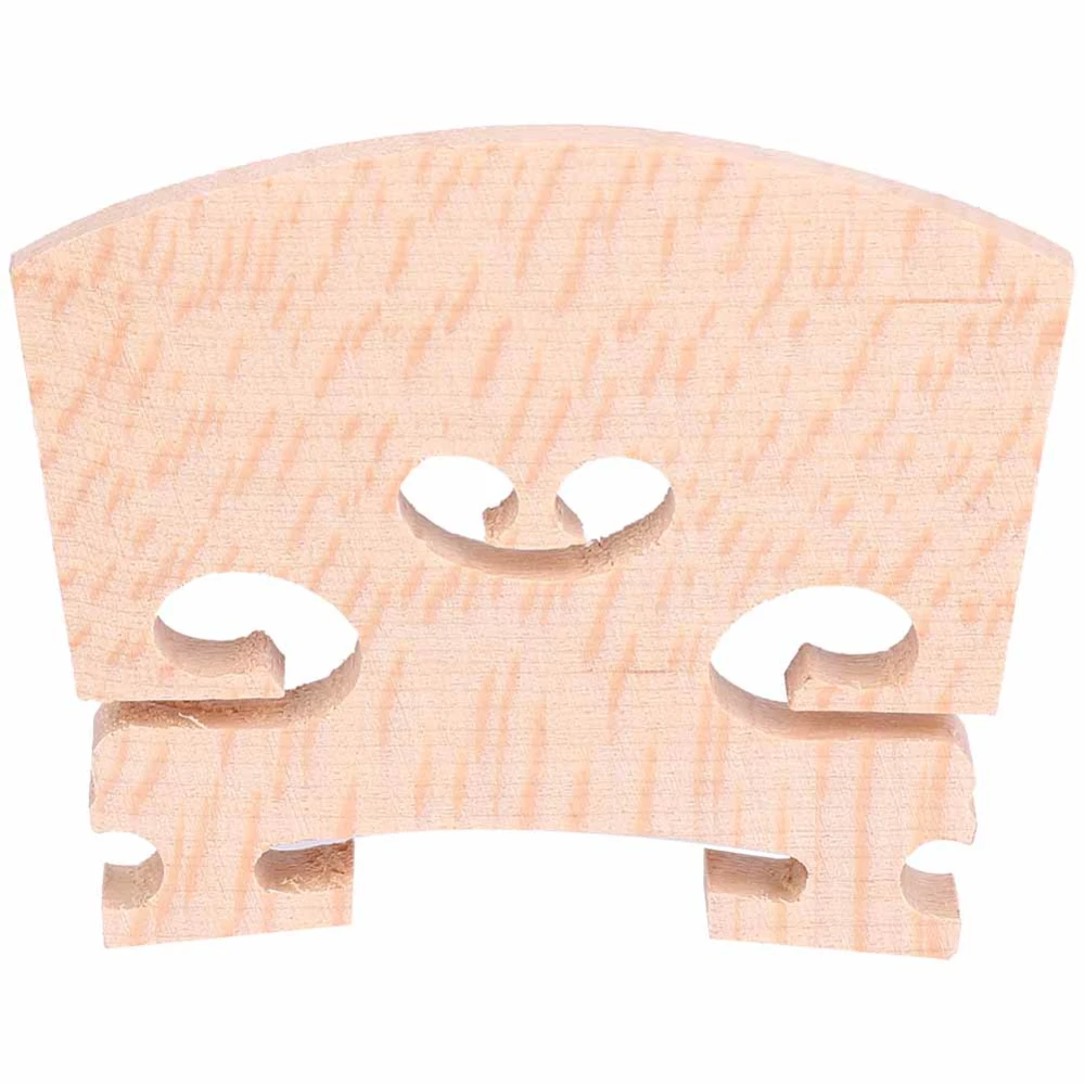 5 Pcs Premium Maple Wooden Violin Bridge Violin Accessory Part for Instrument Learner(3/4)