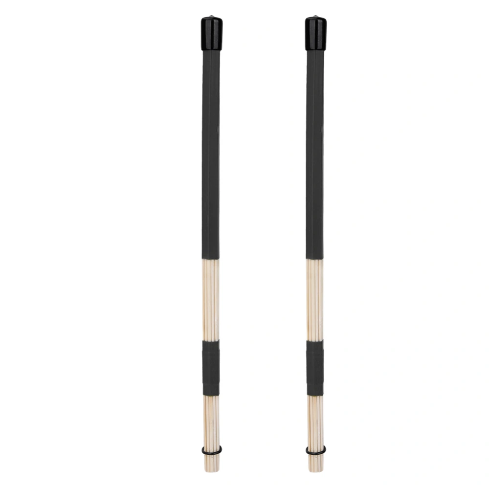 2pcs Durable Maple Wood Drumsticks Musical Accessories Drum Stick (Black)