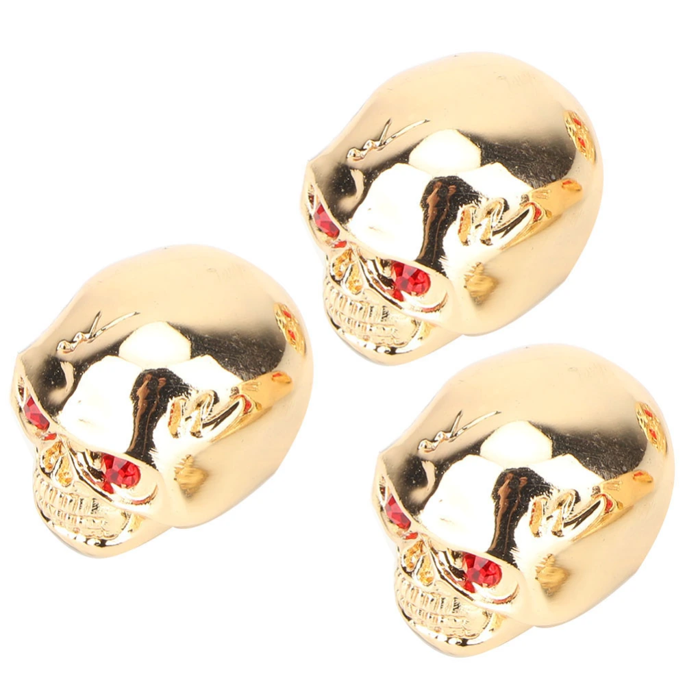 3 pcs Metal Guitar Volume Tone Control Knobs Button Accessory for Electric Guitars