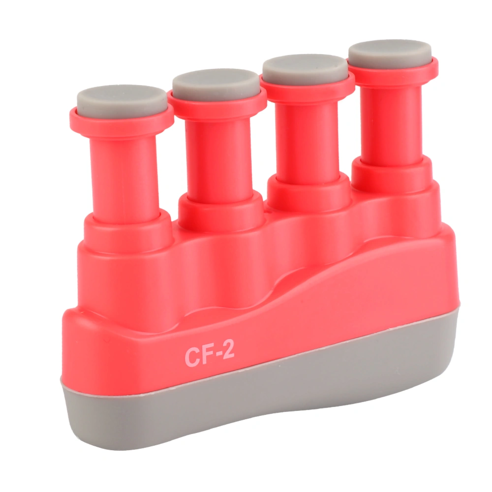 Children Variable Hand Finger Strength Tension Exerciser Grip Trainer for Piano Guitar(Red)