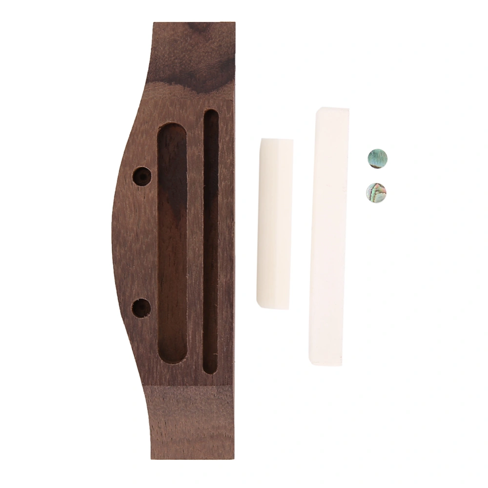 Ukulele Bridge 4mm Shell Upper&Lower Bridges Accessories Parts