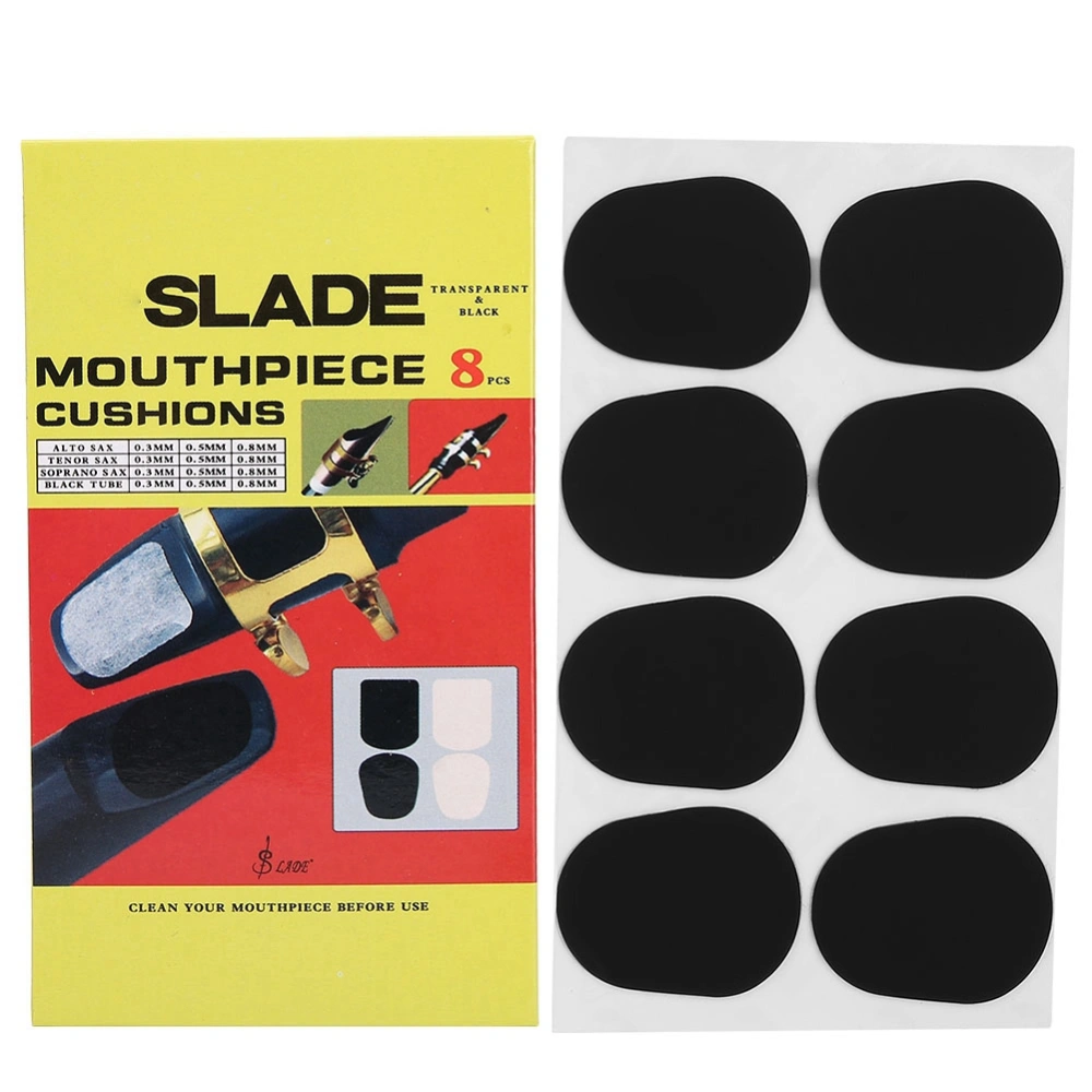 Baritones Alto Saxophone Mouthpiece Cushions Patches Pads (0.3MM)