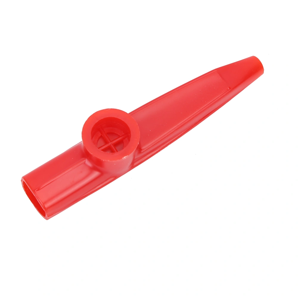 Plastic Mini Portable Kazoo Ukulele Guitar Partner Easy to Learn Musical Instrument (red)