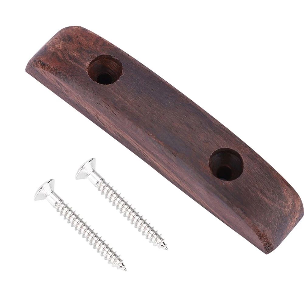 Rosewood Thumb Rest with Mounting Screw for Bass Guitar Accessory