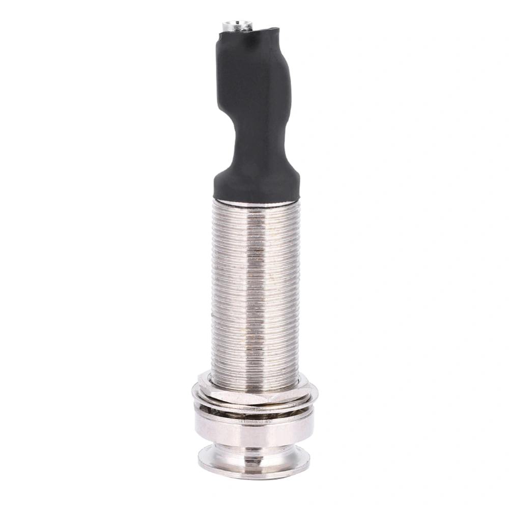 1/4" (6.35mm) Output 2.5mm Input Endpin Jack for Acoustic Guitar Built in Rod Piezo Pickup