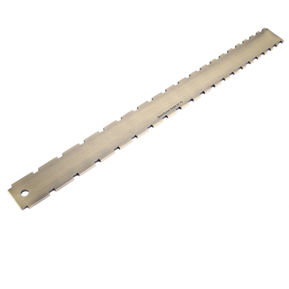 Practical 24.75 Notched Fret Board Straight Edge Luthiers Tool for Guitars Neck Leveling