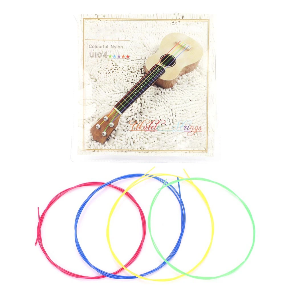 4pcs/Set Colorful Nylon Strings Replacement Part Accessory for Ukelele