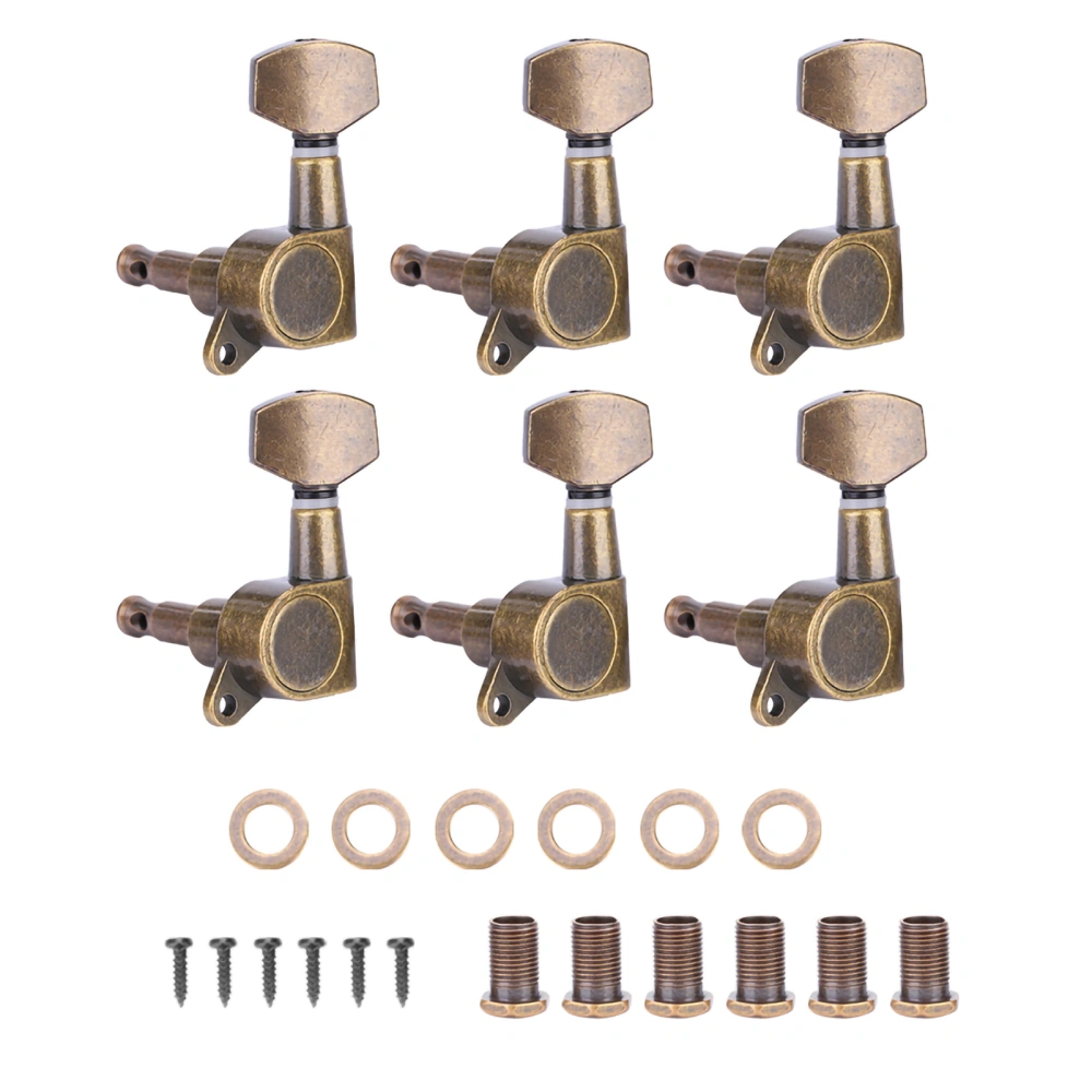 Tuning Pegs Tuners Machine Heads for Acoustic Electric Guitar (6L)