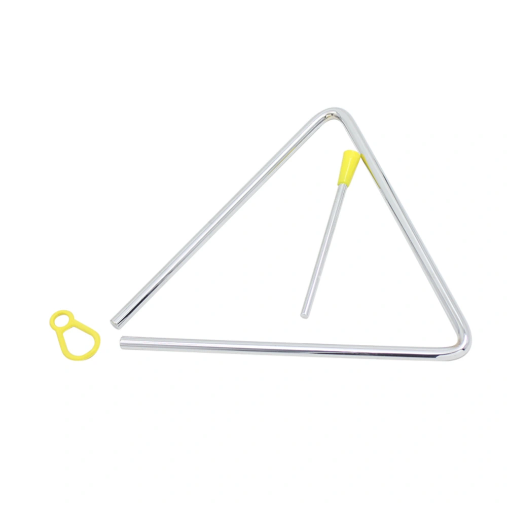 Children Music Enlightenment Musical Percussion Instrument Steel Triangle with Striker (8 inch)