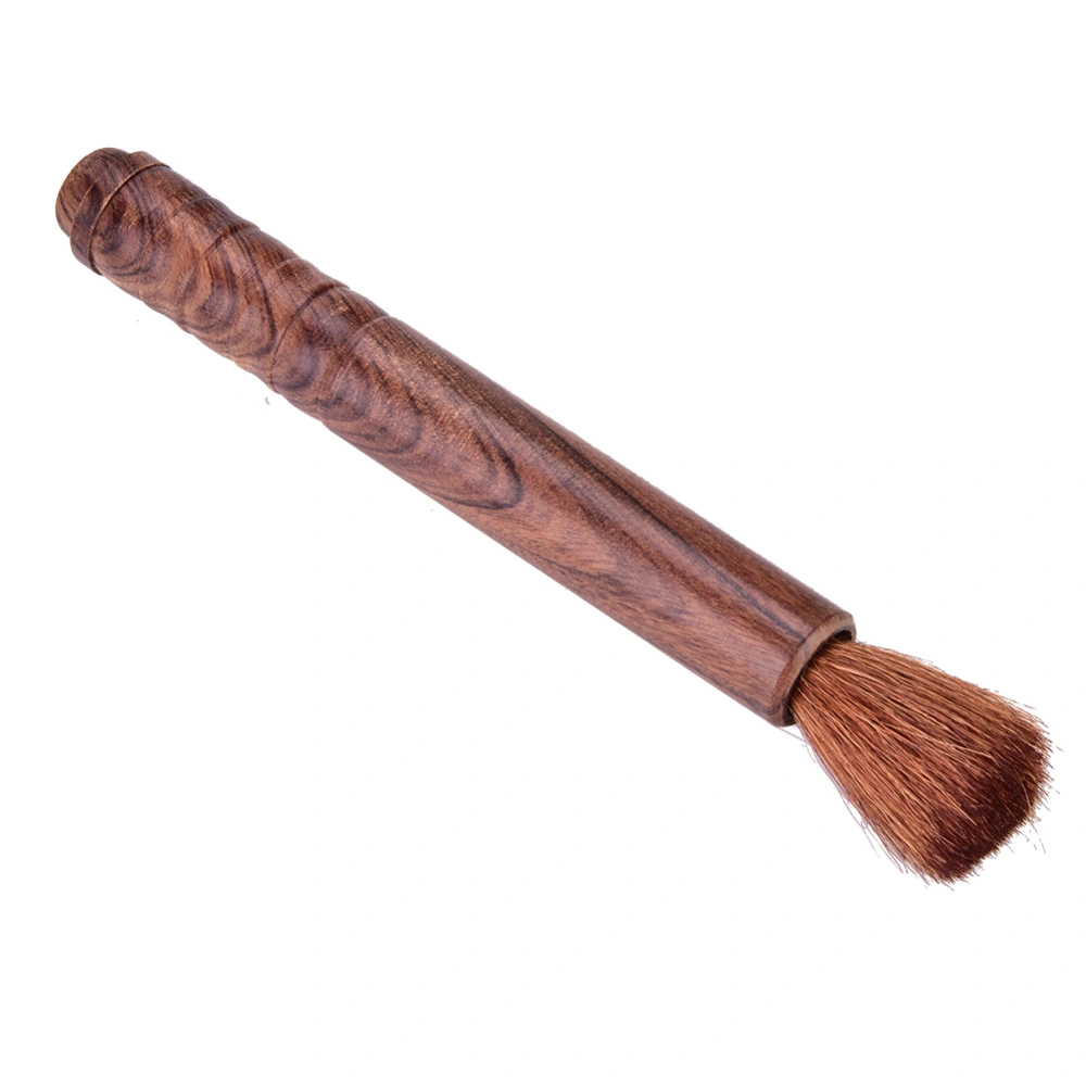 Solid Wood Violin Care Tool Rosin Brush Musical Instrument Cleaning Brush (Rosewood)