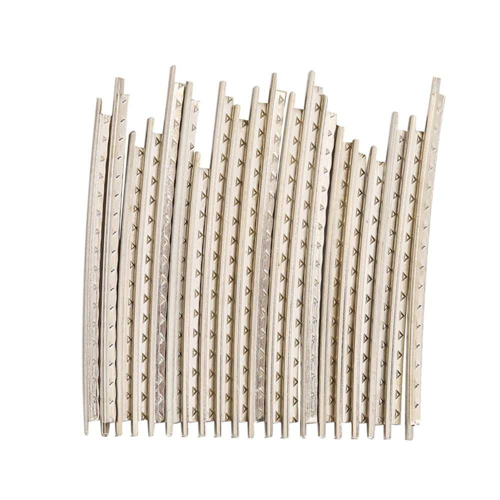 20pcs Guitar White Copper Fret Wire Fretwire Set Accessory for Folk Guitars