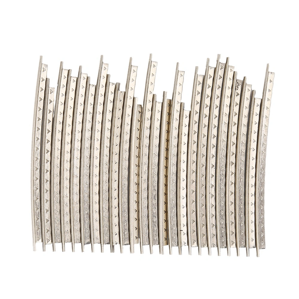 24pcs Guitar White Copper Fret Wire Fretwire Set Accessory for Electric Guitars