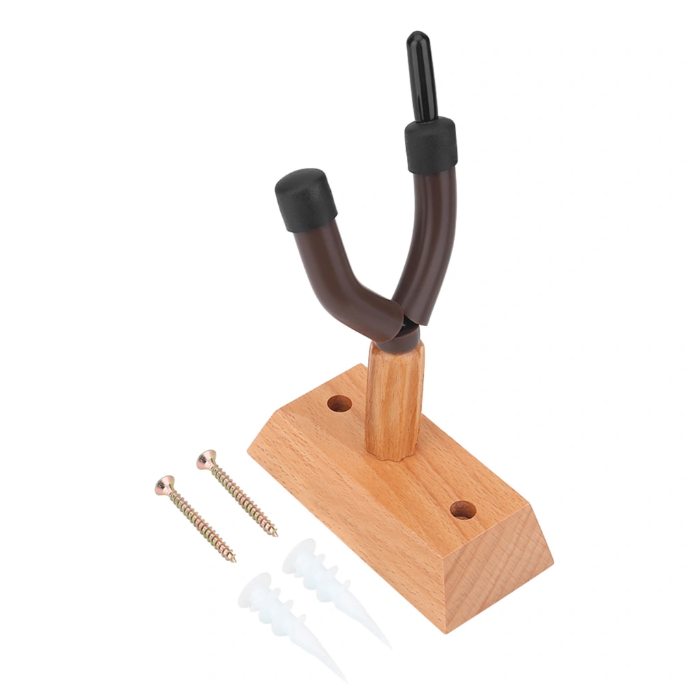 Flanger FH-003 Durable Wooden Base Violin Hanger Hook Wall Mount Holder for Home Studio