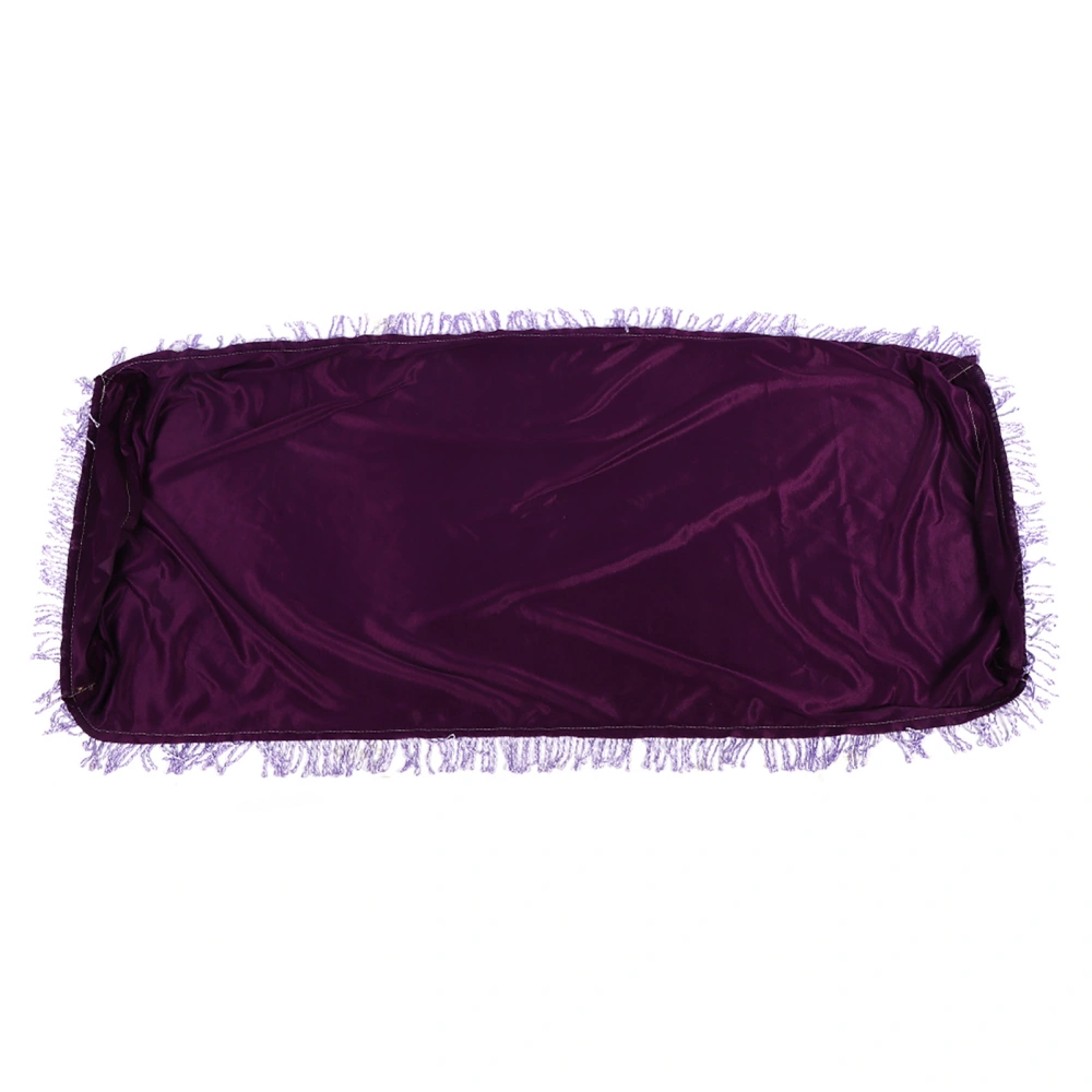 Pleuche Anti dust Decorated Keyboard Cover for 61/88 Key Electronic Piano (Violet 61Key)