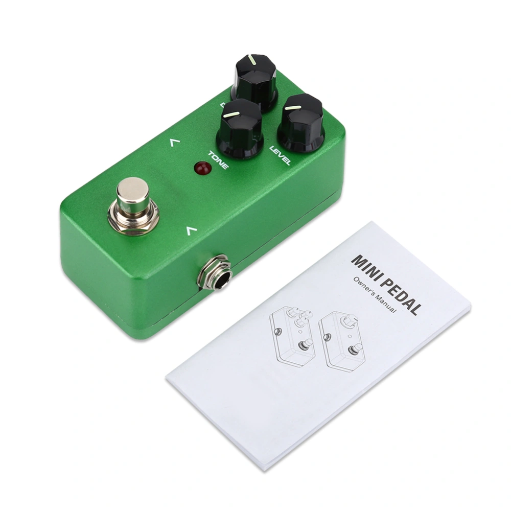 KOKKO FOD3 Good Quality Aluminum Alloy Mini Overdrive Effect Pedal 6.35mm Jack for Guitars