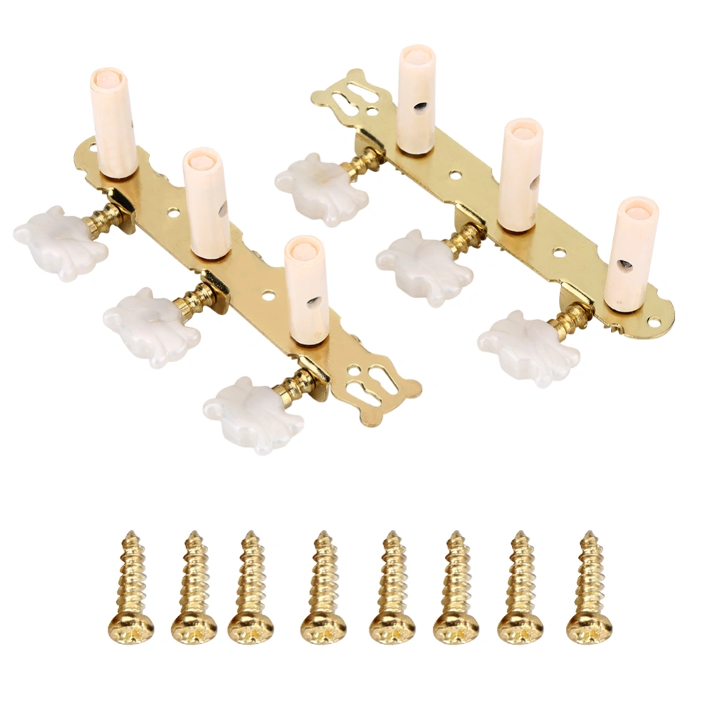 3R 3L Machine Heads String Tuning Key Pegs Metal Tuners for Classic Guitar