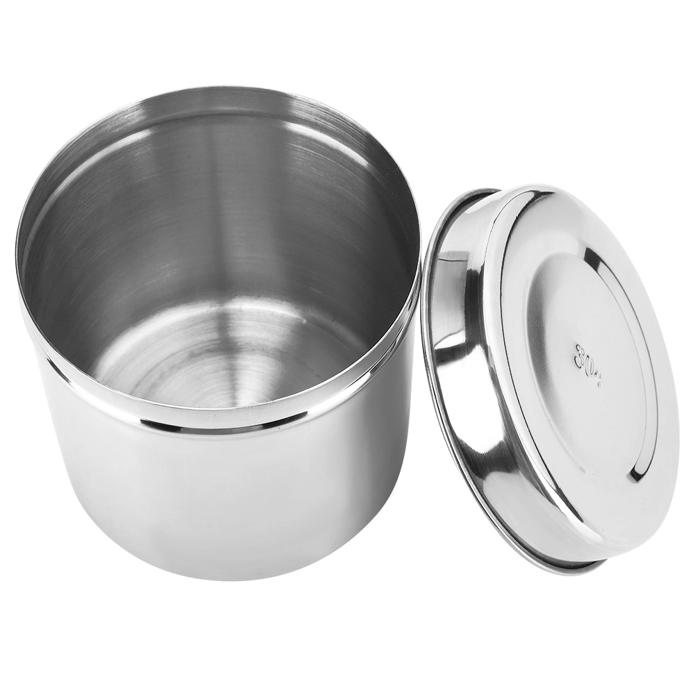 Stainless Steel Medicine Ointment Jar Dressing Cotton Anti Iodine Container For Hospital Beauty Salon