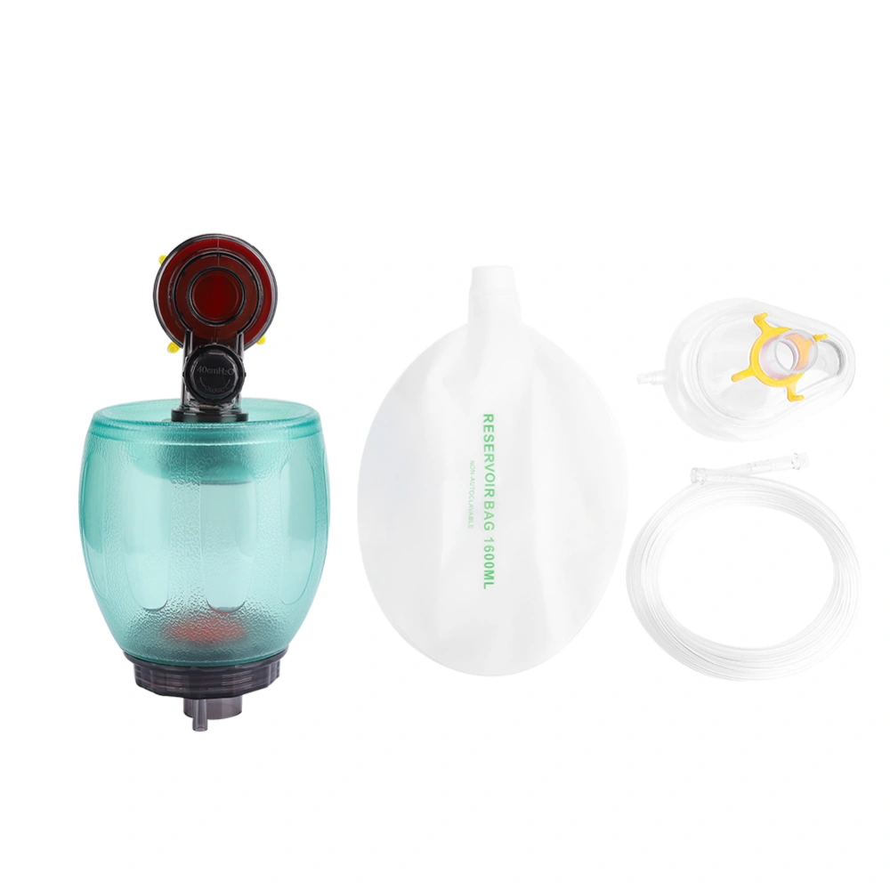 PVC Simple Style Manual Resuscitator Emergency Artificial Respiration Resuscitation ToolFor Children Green