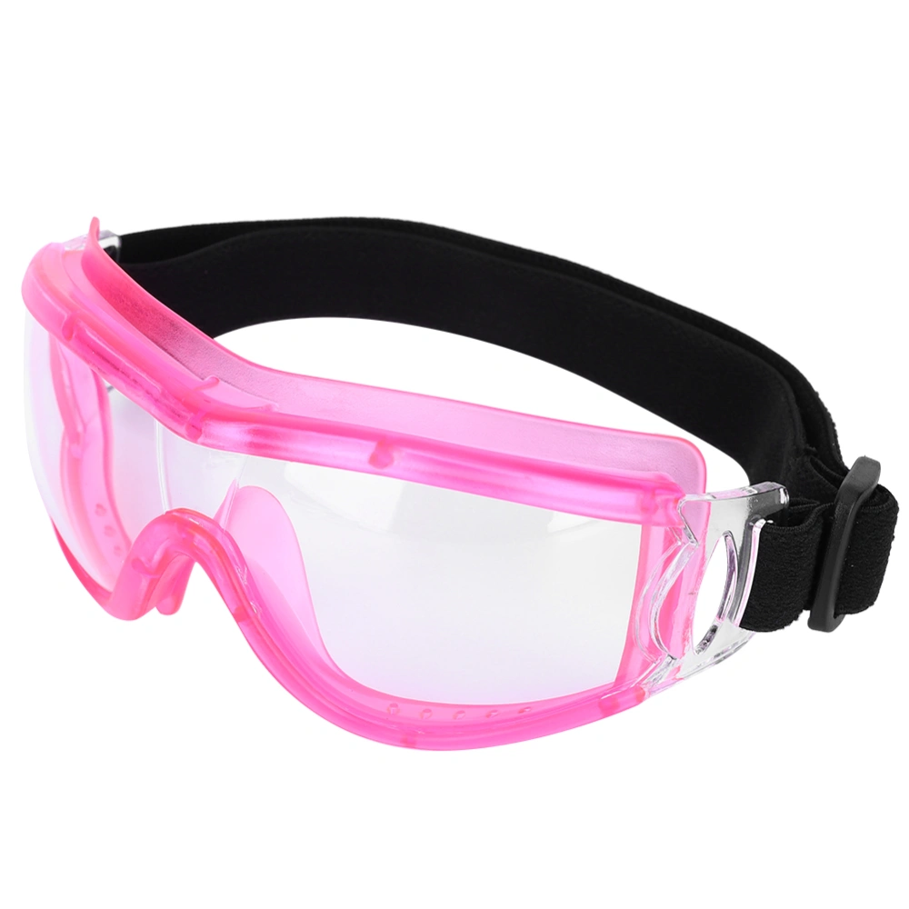 Children Anti Fog Dustproof Waterproof Goggles Unisex Kid Cycling Windproof Protective Safety Glasses(Pink )