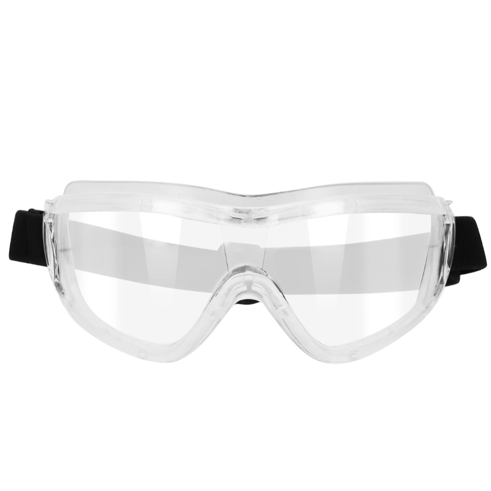 PC Transparent Lens Windproof Anti-Impact Eye Protection Safety Glasses Anti-Saliva GogglesTransparent