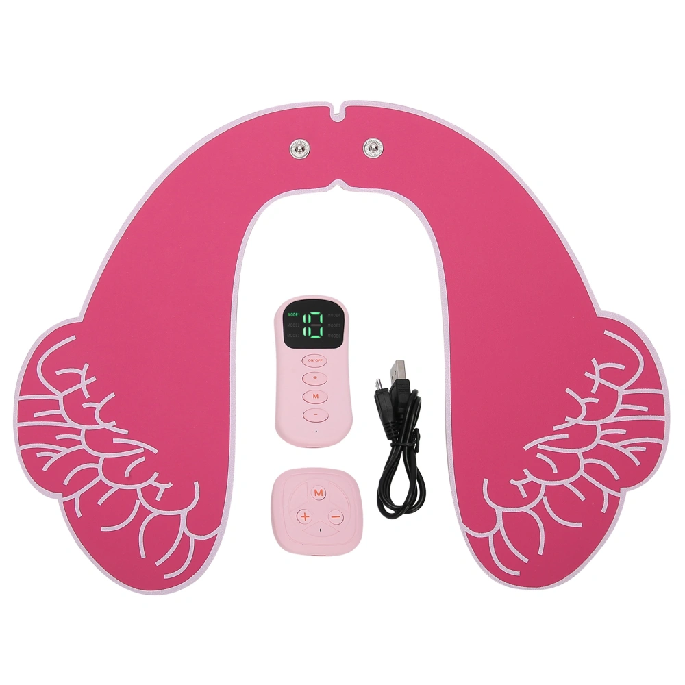 Electric Hip Trainer Remote Butt Muscle Stimulator Rechargeable Lifting Buttock TonerRed Pink