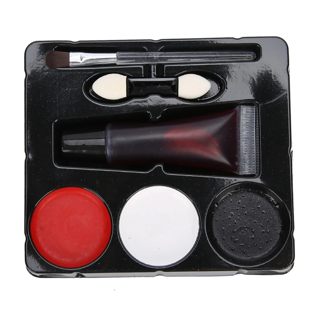 Blood Makeup Set Fake Blood Halloween Props Makeup Face Painting Tool Set