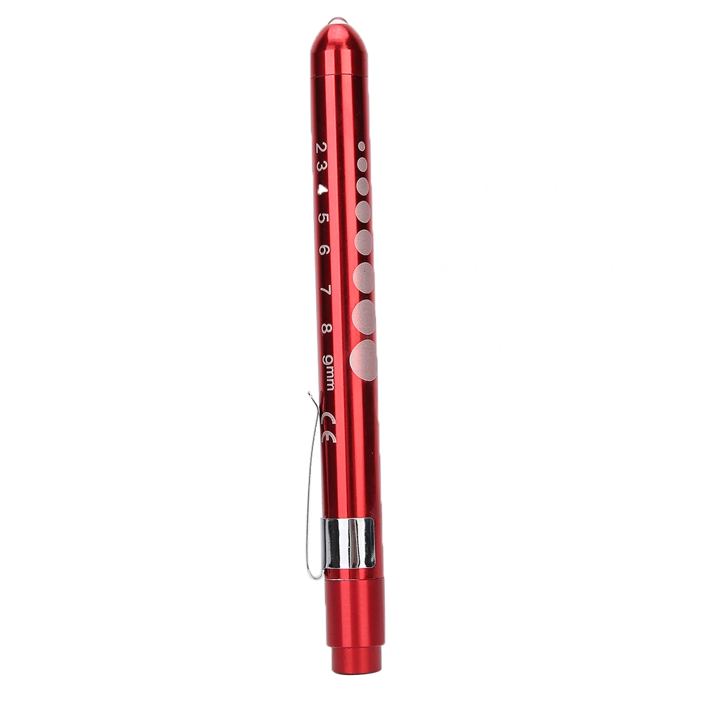 Professional Diagnostic Lamp Clinical Pen Ophthalmic Examination Pupil Check Pen LightRed