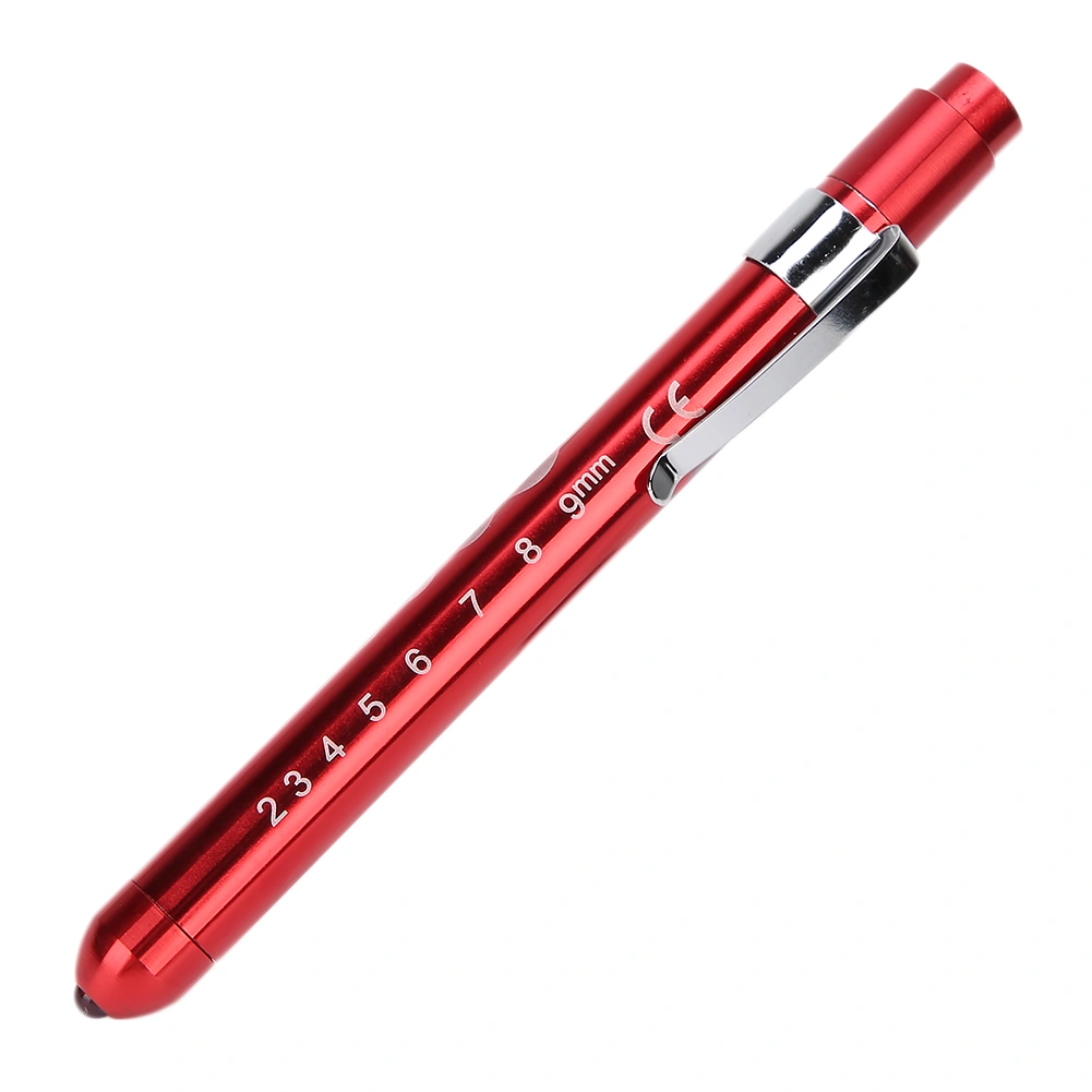 Professional Diagnostic Lamp Clinical Pen Ophthalmic Examination Pupil Check Pen LightRed