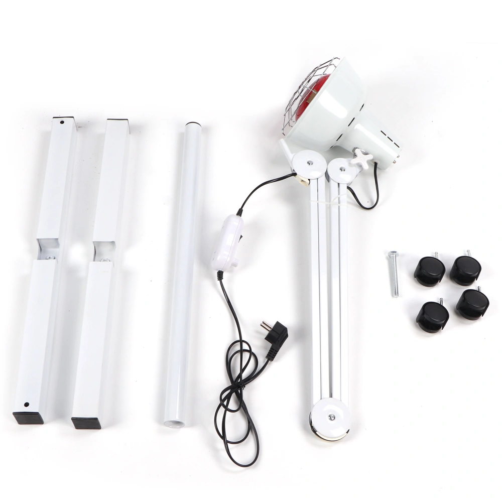 275W Infrared Heating Therapy Lamp Floor Stand Muscle Pain Relief Skin Care Light EU Plug 220V