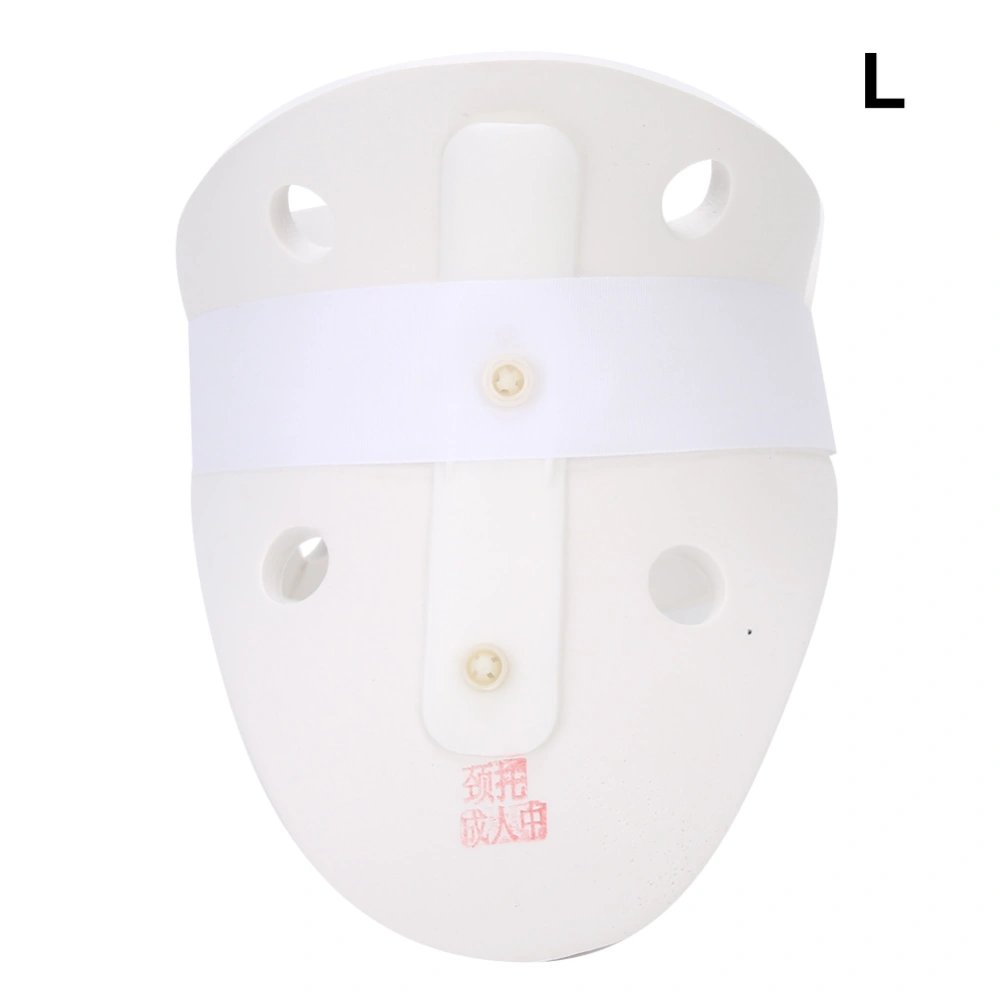 Neck Fixer Support Cervical Vertebra Tractor Pain Relieve Orthosis Neck Traction BraceWhite L