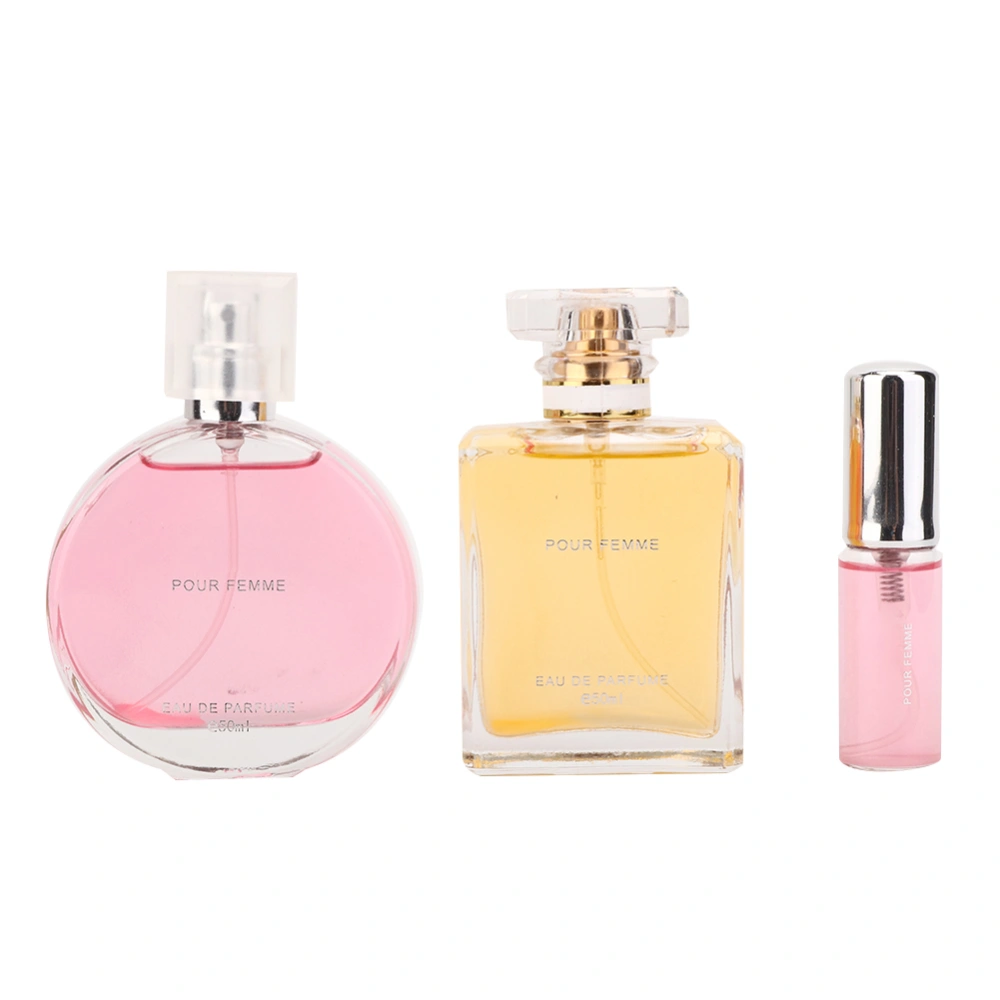 3pcs Women Perfume Natural Flower Fruit Fragrance Lady Perfume with Gift Box