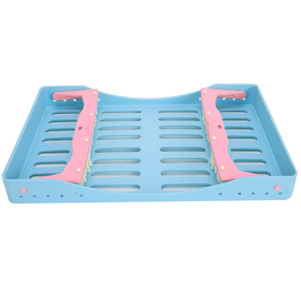 Dental Surgical Sterilization Box Disinfection Tray Sterilization Box RackBlue