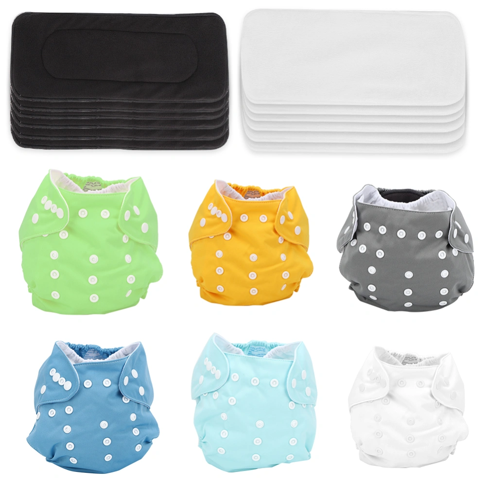 Adjustable Washable Reusable Cloth Diapers Insert Pocket Nappy for Baby Infant