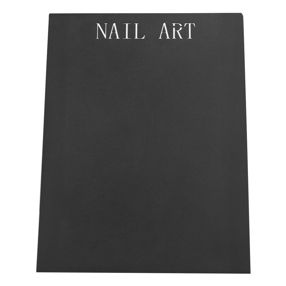 Nail Art Display Board Magnetic Gel Polish Card Fake Nail Tips Stand Holder Manicure ToolBlack