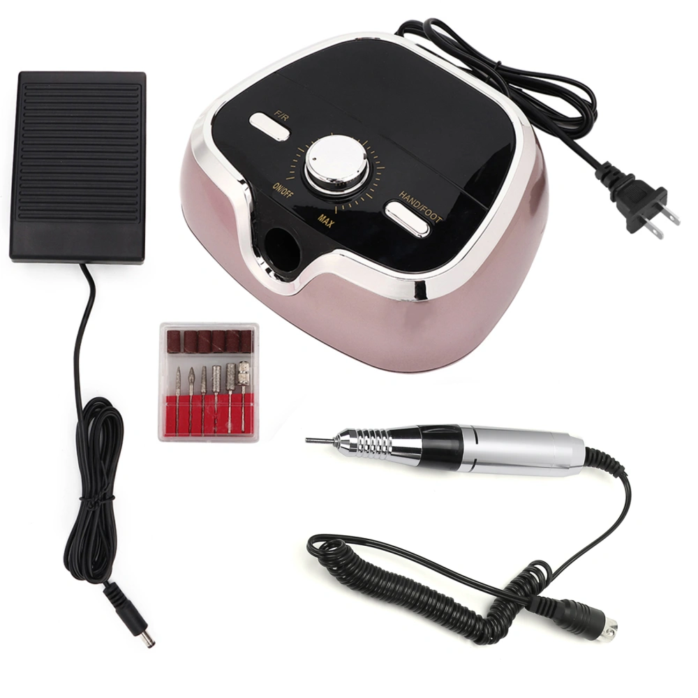 Professional Electric Nail Drill Set Pedicure Manicure Machine Nail File Grinding Kit US Plug 100-110V